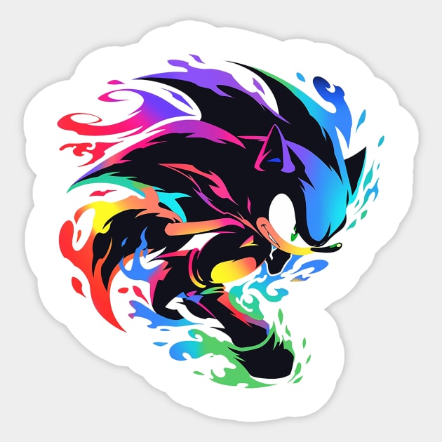 sonic Sticker by piratesnow